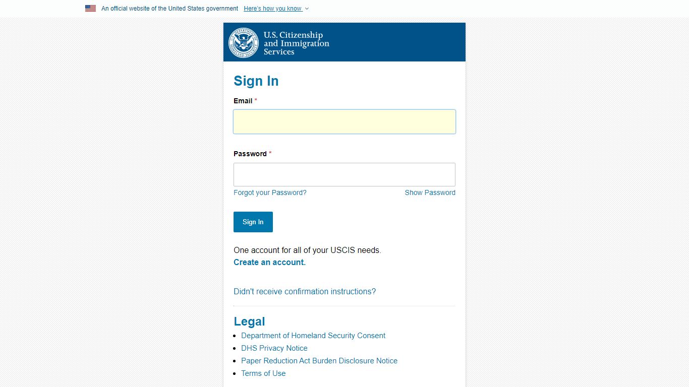 Citizenship and Immigration Services - Welcome to US ... - USCIS